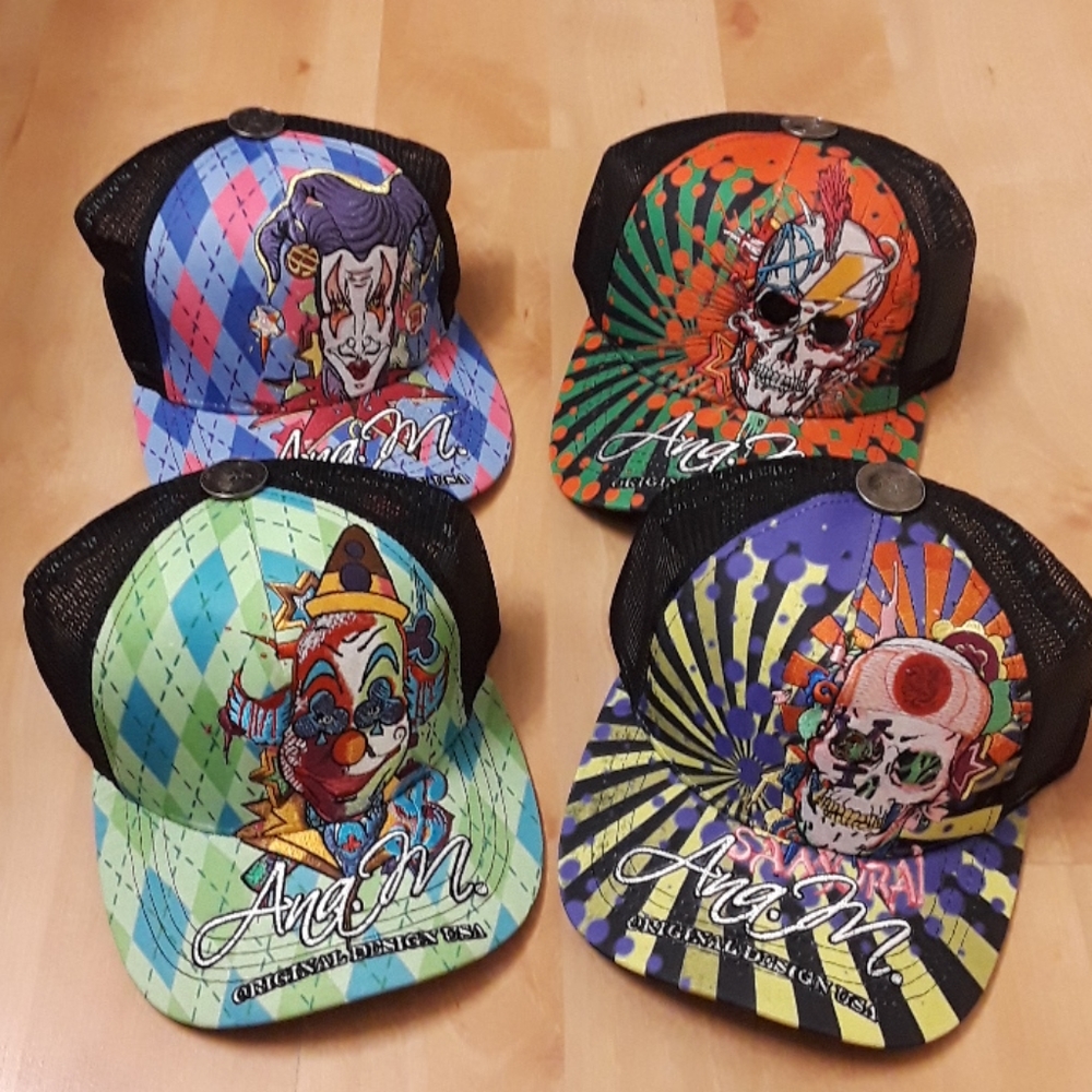 NWOT, Bundle of Ana M Original Design Embroidered Caps